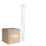 Voordeelpak 10x Philips CorePro PL-L LED Lamp Mains 24W - 830 Warm Wit | 4-Pin - Vervangt 55W